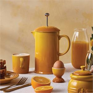 Le Creuset Nectar Stoneware Cafetiere with Metal Press 1L